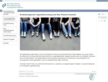 Tablet Screenshot of jugendforschung.mpicc.de